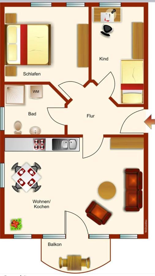 Ferienwohnung Rieke นอร์ดไดค์ ภายนอก รูปภาพ